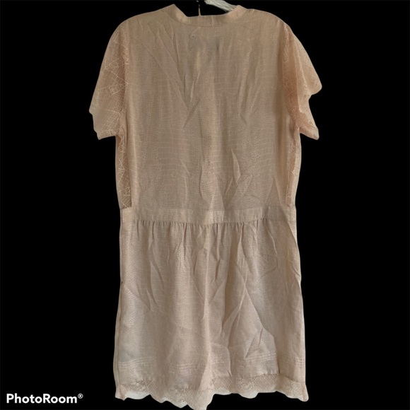 Zadig & Voltaire Pink Snake Pattern Silk Lace Dress - Picture 4 of 7